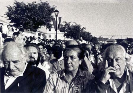 Amparo, Gabriel y Rafael Alberti.